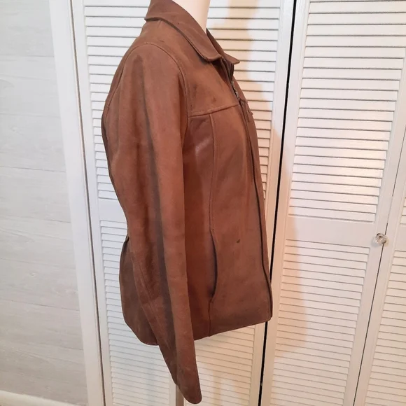 Wilsons leather coat jacket sz medium - Picture 4 of 5